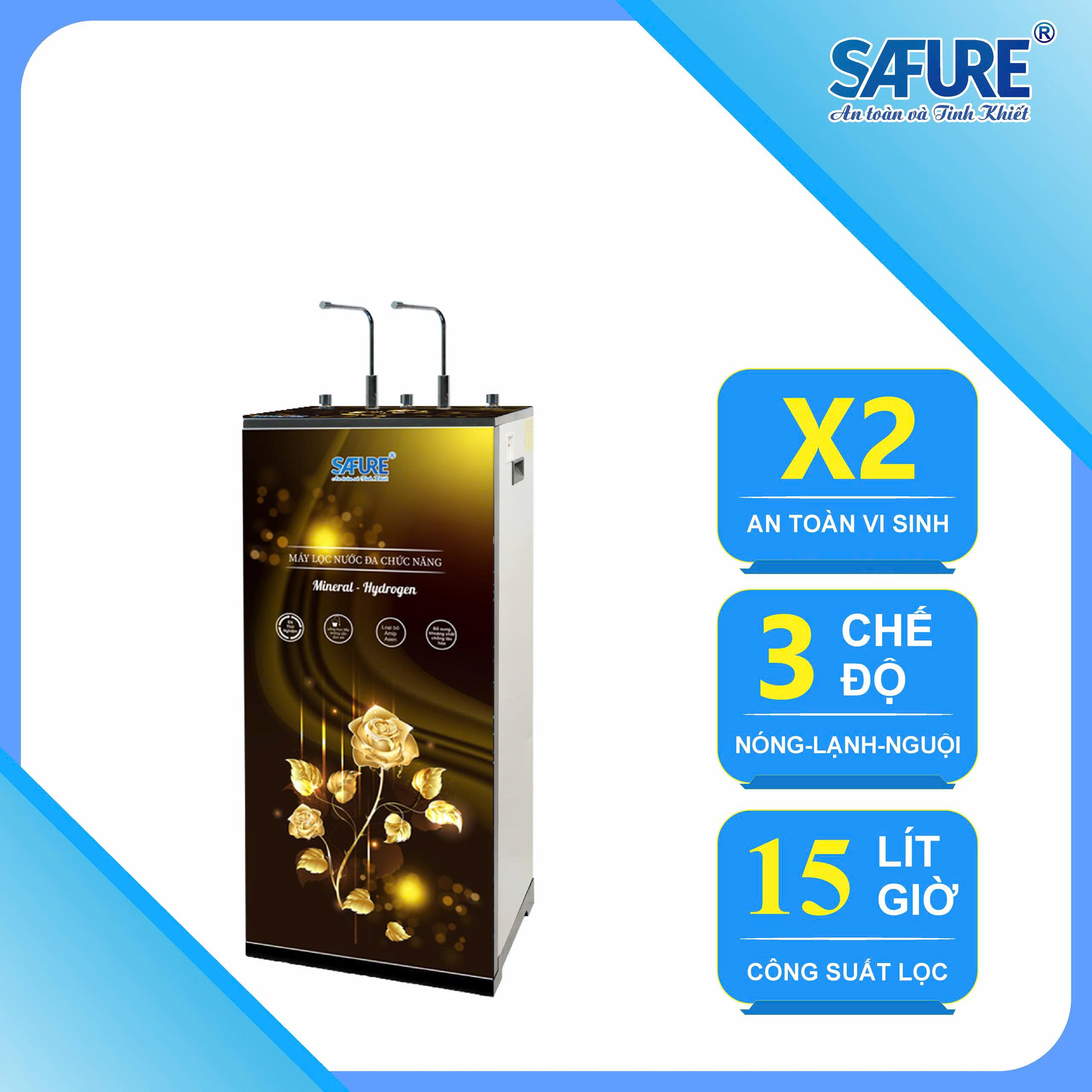 MÁY LỌC ĐA NĂNG NÓNG,LẠNH,NGUỘI   MODEL:RF86